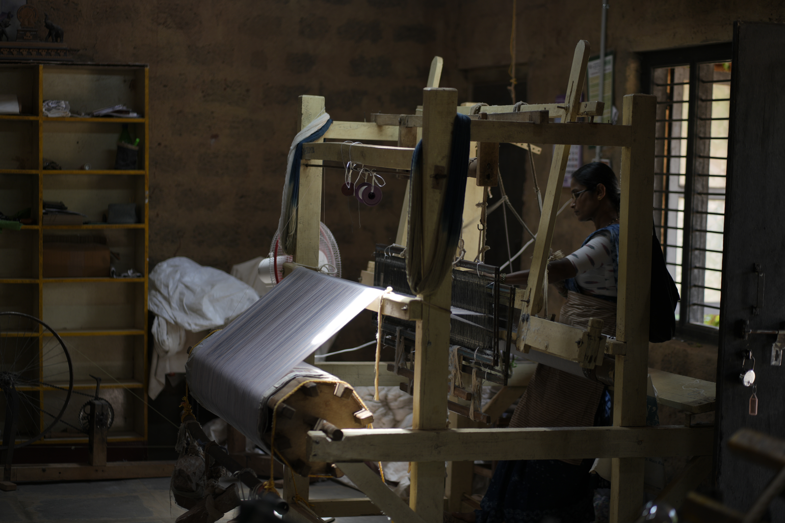Handloom weaving